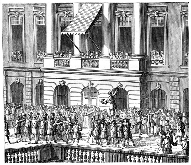 Louis XV in Strasbourg, 1744, (1885). Artist: Unknown
