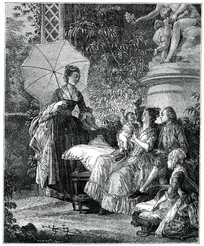 The Delight Of Motherhood, (1885).Artist: Moreau