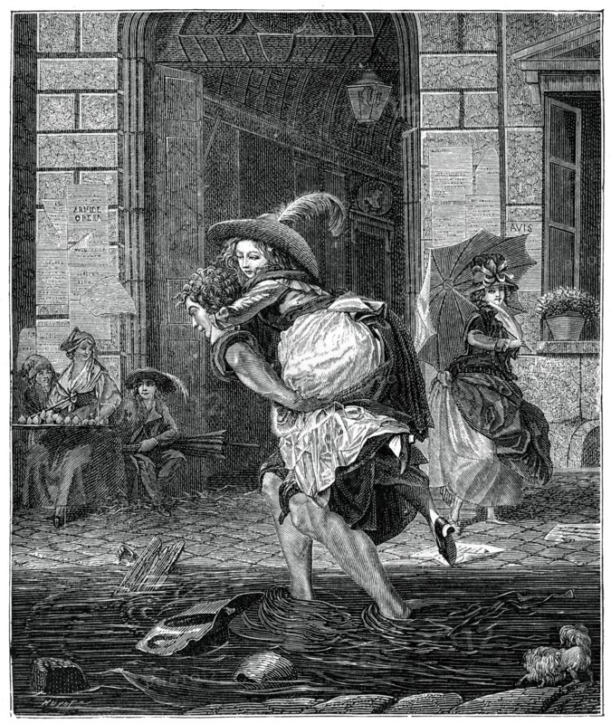 Passage Through The Storm, (1885).Artist: Garnier