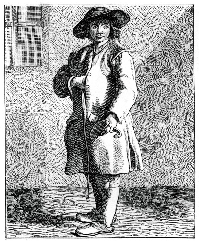 A Chimney Sweep, 1737-1742.Artist: Bouchardon