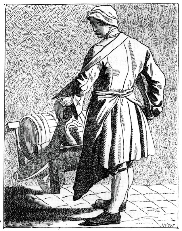 Travelling vinegar manufacturer, 1737-1742.Artist: Bouchardon