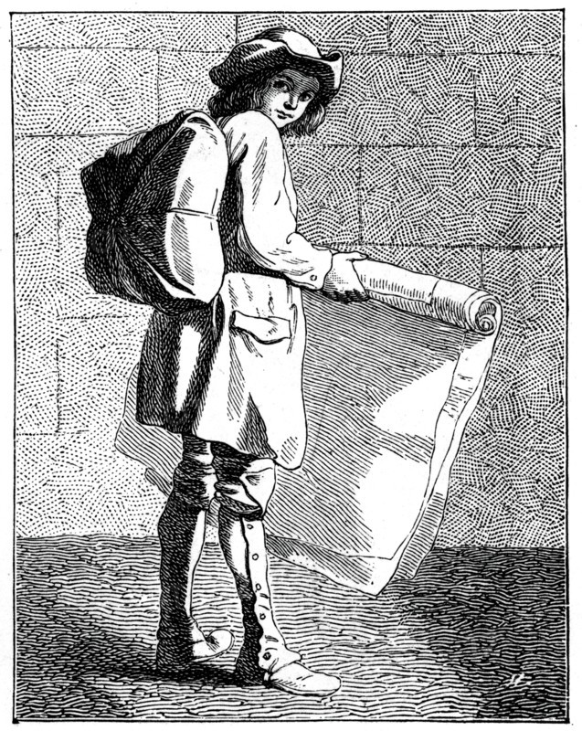 The Print Seller, 1737-1742.Artist: Bouchardon