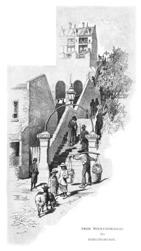 From Woolloomooloo to Darlinghurst, Sydney, New South Wales, Australia, 1886.Artist: Frederic B Schell