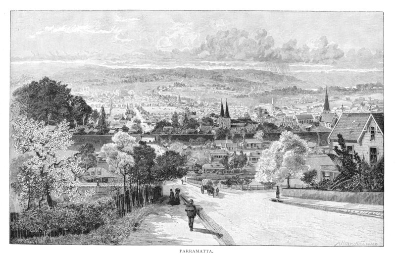Parramatta, New South Wales, Australia, 1886.Artist: Albert Henry Fullwood