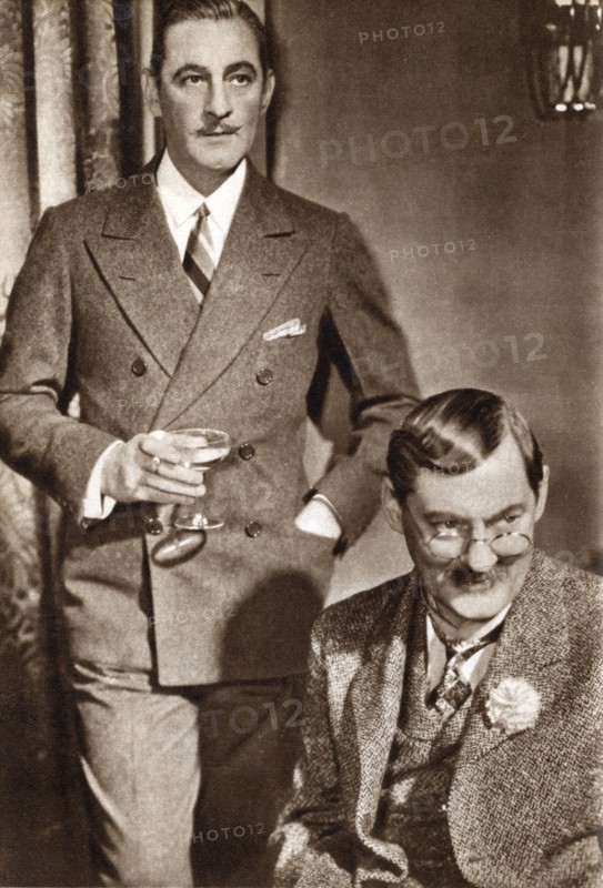 John Barrymore and Lionel Barrymore, American actors, 1933. Artist: Unknown