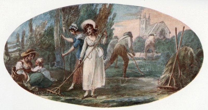 'Haymaking', (1912).Artist: William Hamilton