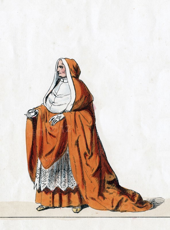 Cardinal Wolsey, costume design for Shakespeare's play, Henry VIII, 19th century. Artist: Unknown