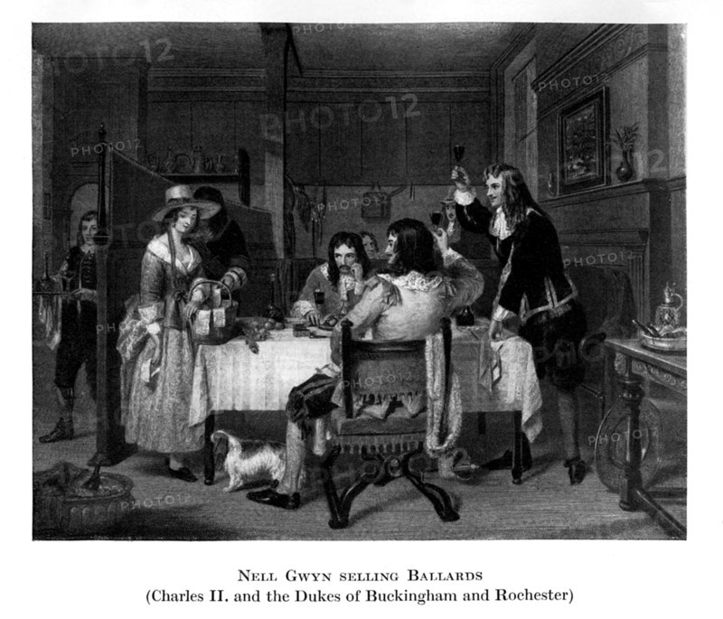 'Nell Gwyn selling Ballards', (19th century). Artist: Unknown
