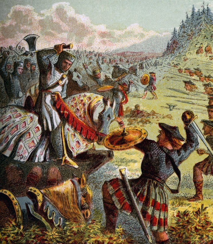 'Edward I Attacks Scotland', (c1850). Artist: Unknown