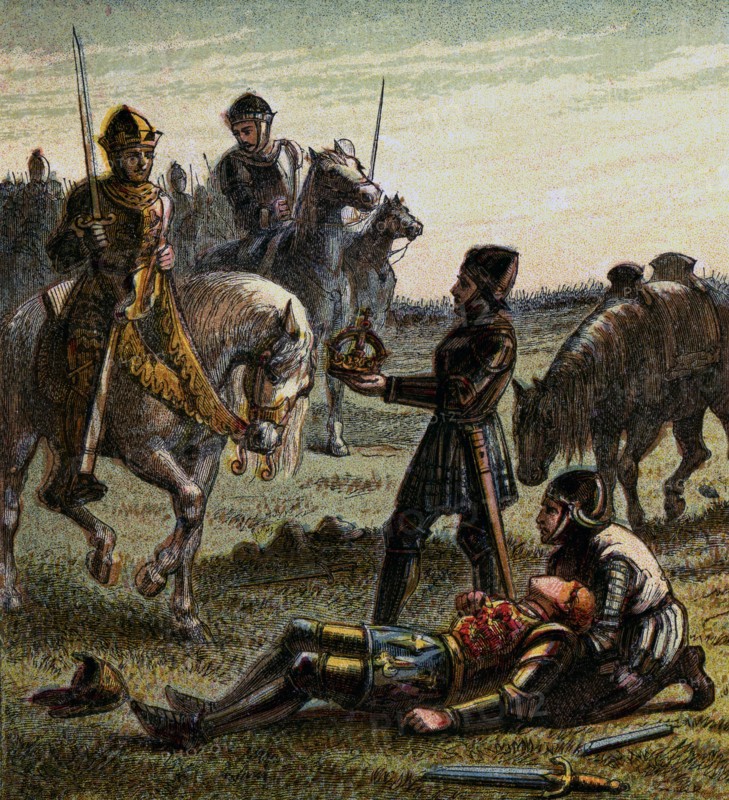 'Death Of Richard The Third', 1485, (c1850). Artist: Unknown