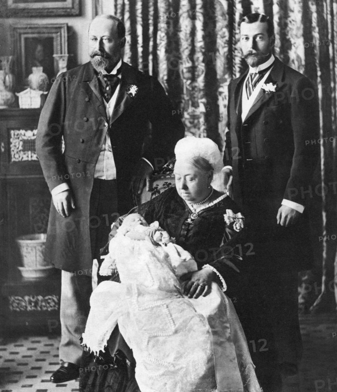 The future King Edward VIII's christening day, 16 July 1894. Artist: Unknown
