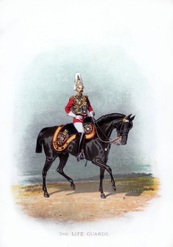 '2nd Life Guards', 1888. Artist: Unknown