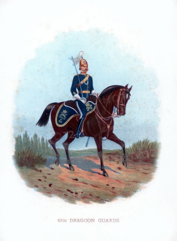 '6th Dragoon Guards', 1888. Artist: Unknown