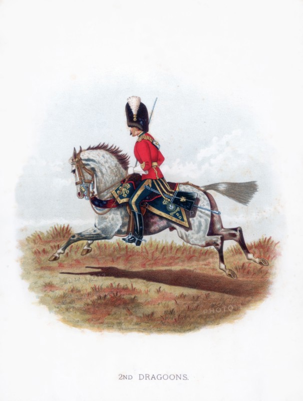 '2nd Dragoons', 1888. Artist: Unknown