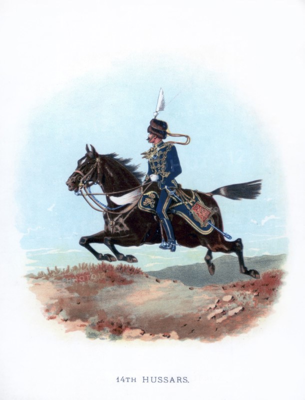 '14th Hussars', 1889. Artist: Unknown