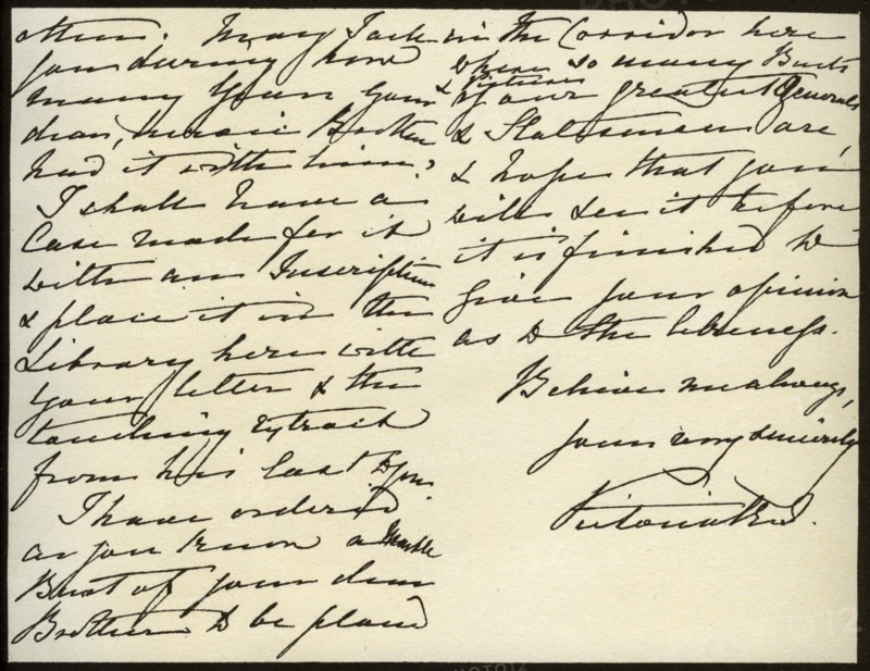 Letter from Queen Victoria to Mary Augusta Gordon, Windsor Castle, 16th March 1885. Artist: Queen Victoria