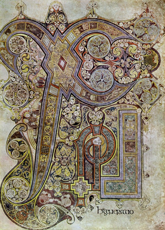 The Monogram Page, 800 AD, (20th century). Artist: Unknown