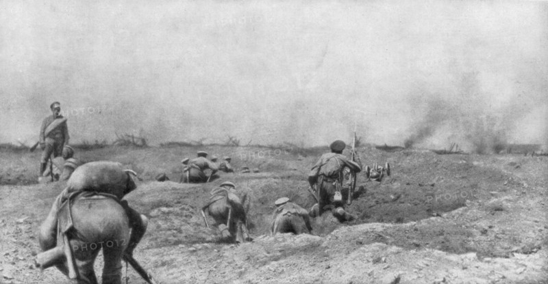 Russian offensive, Dzike Lani, Ternopil, Ukraine, First World War, 1 July 1917. Artist: Unknown