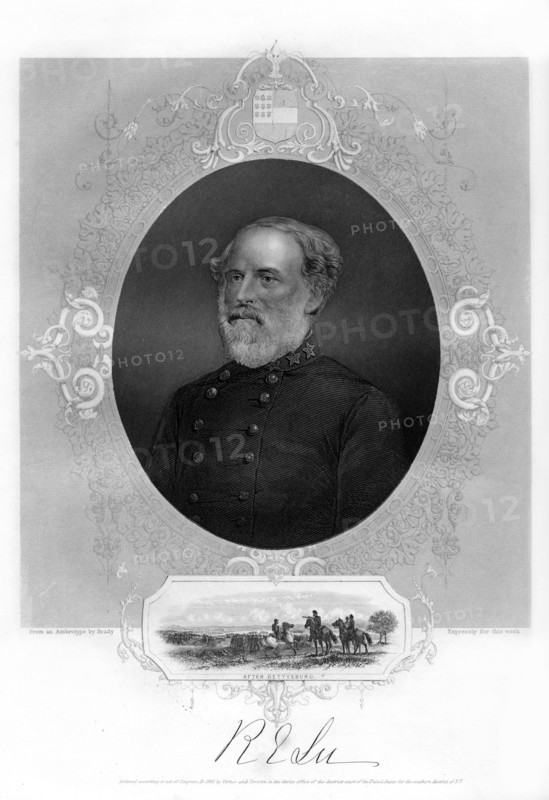 General Robert E Lee, Confederate general, 1862-1867. Artist: Unknown
