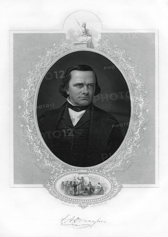 Stephen A Douglas, American politician, 1862-1867. Artist: Unknown