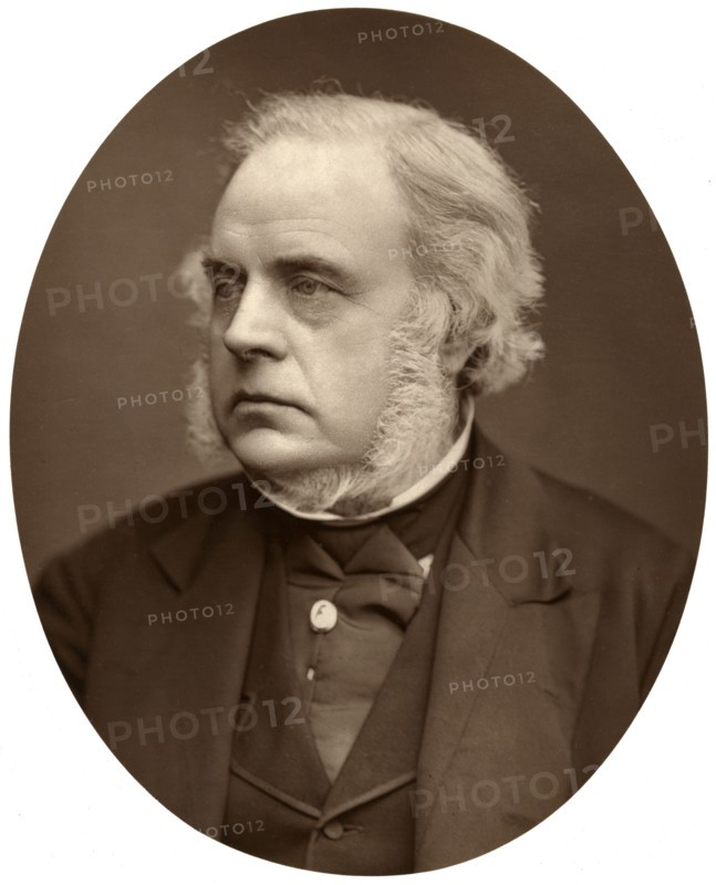 Right Hon John Bright, MP for Birmingham, 1876.Artist: Lock & Whitfield