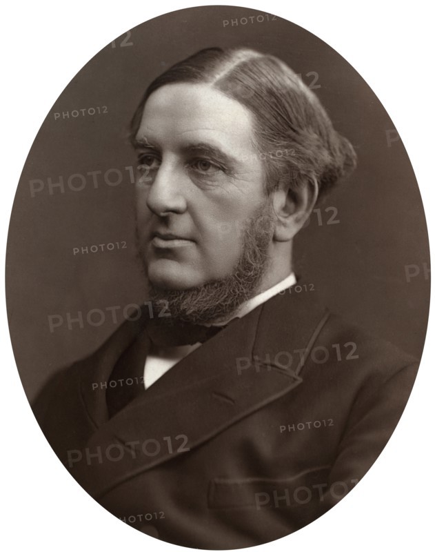 Sir William Vernon Harcourt QC, MP, Professor of International Law at Cambridge University, 1877.Artist: Lock & Whitfield
