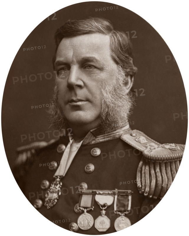 Captain Bedford Clapperton Trevelyan Pim, British naval officer, 1883.Artist: Lock & Whitfield