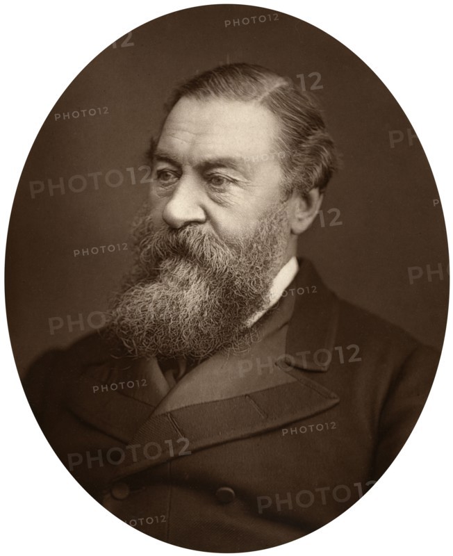 Sir Samuel White Baker, African explorer, 1880.Artist: Lock & Whitfield
