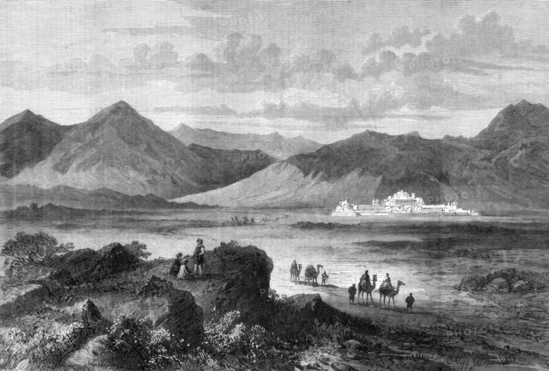 Entrance to the Khyber Pass and Fort of Jamrood, Afghanistan, 1878. Artist: Unknown
