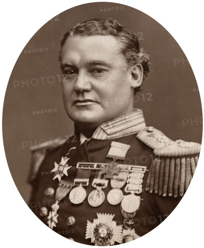 Rear-Admiral Sir William Nathan Wright Hewett, 1882.Artist: Lock & Whitfield