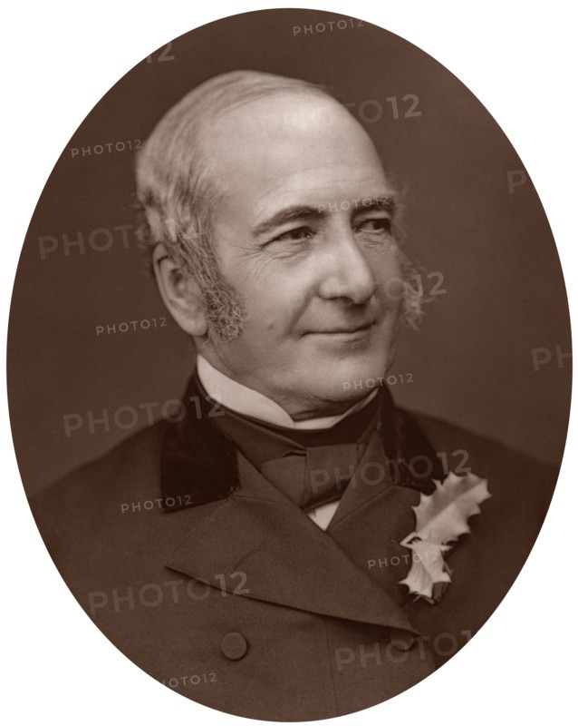 John Scott Russell, civil engineer and naval architect, 1878.Artist: Lock & Whitfield