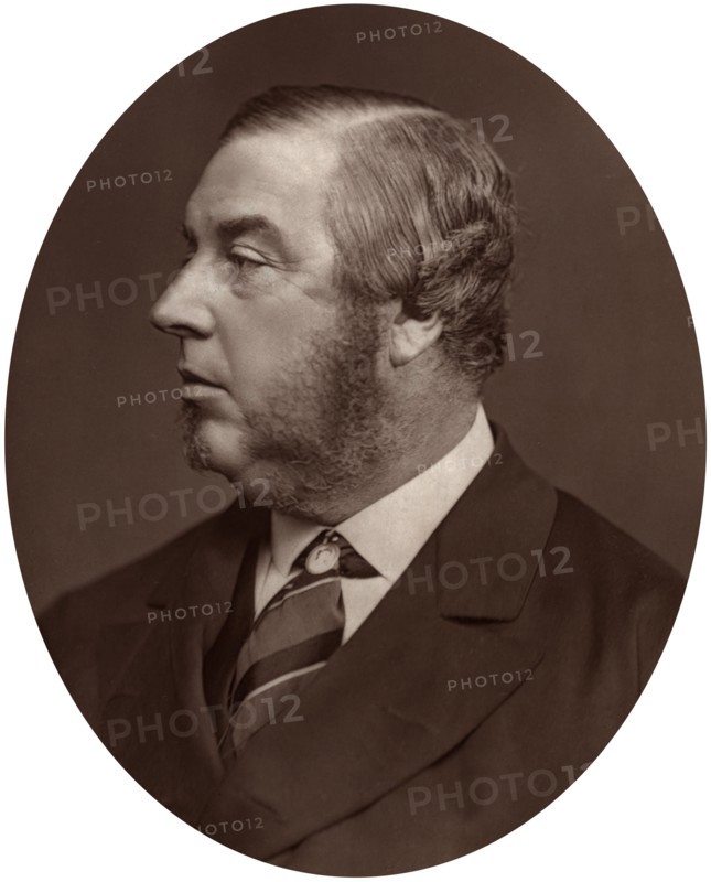 George Sclater-Booth MP, President of Local Government Board, 1878.Artist: Lock & Whitfield