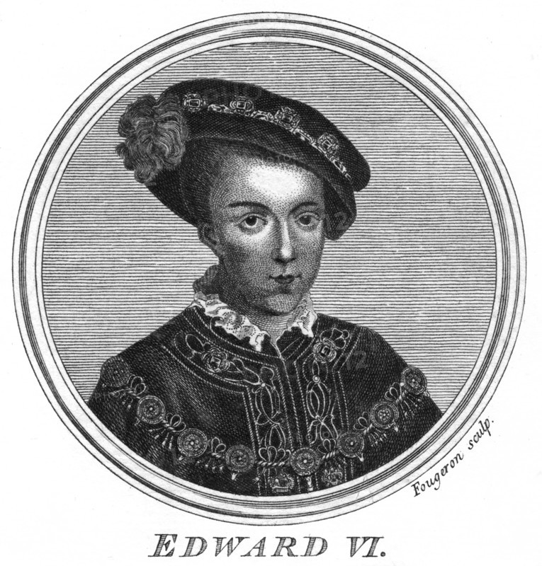 Edward VI, King of England, (18th century).Artist: Fougeron