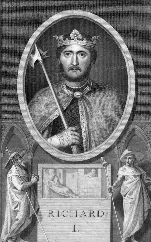 Richard I King of England, (1788).Artist: Thornthwaite Fitzgerald