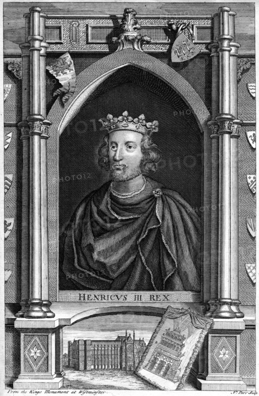 Henry III, King of England.Artist: Nathaniel Parr