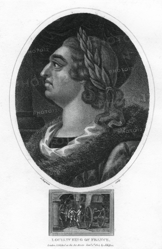 Louis XV, King of France, (1805).Artist: J Chapman
