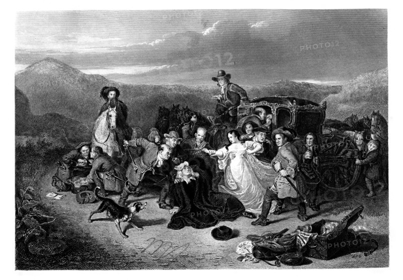 The Murder of Archbishop Sharpe, 1860.Artist: K Bourne