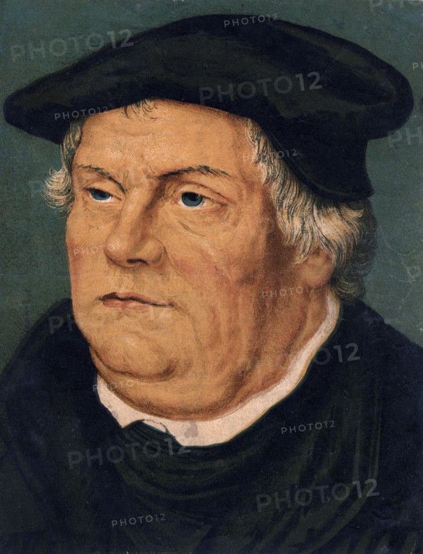 Martin Luther, 16th century German Protestant reformer, (19th century). Artist: Unknown