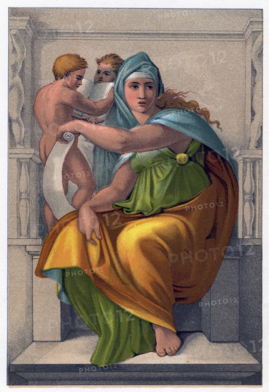 'The Sibyl of Delphi'. Artist: Unknown