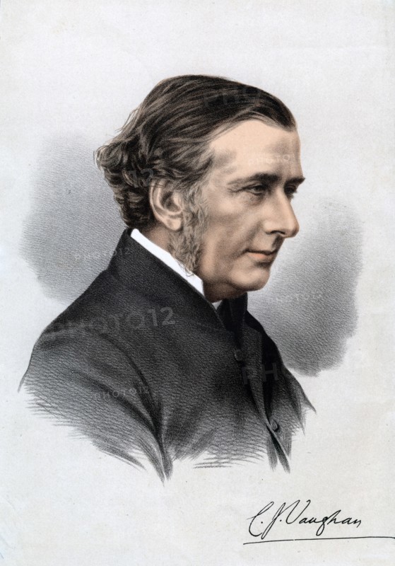 Reverend Charles John Vaughan, Harrow Headmaster and Dean of Llandaff, 19th century. Artist: Unknown