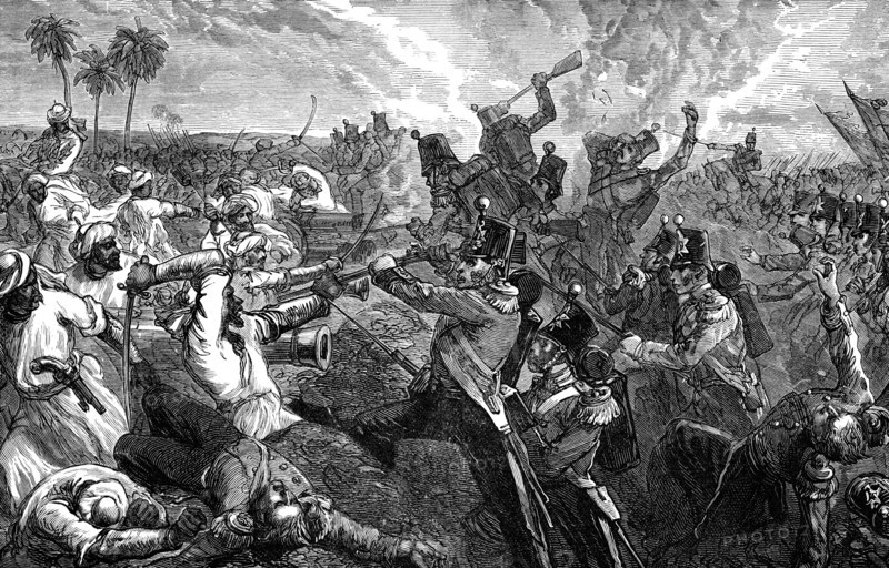The Battle of Ferozeshah, India, 1845, (1900). Artist: Unknown