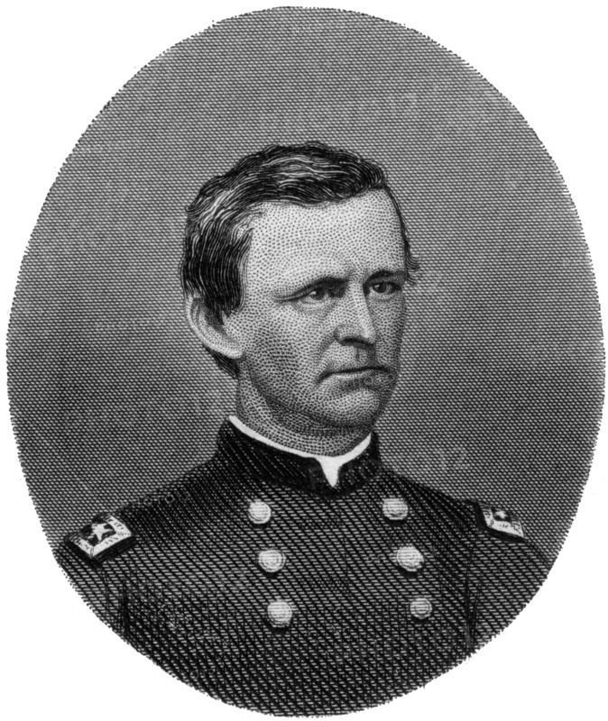 Wesley Merritt, Union Army general, 1862-1867.Artist: J Rogers