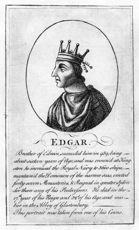 King Edgar of England, (944-975 AD). Artist: Unknown