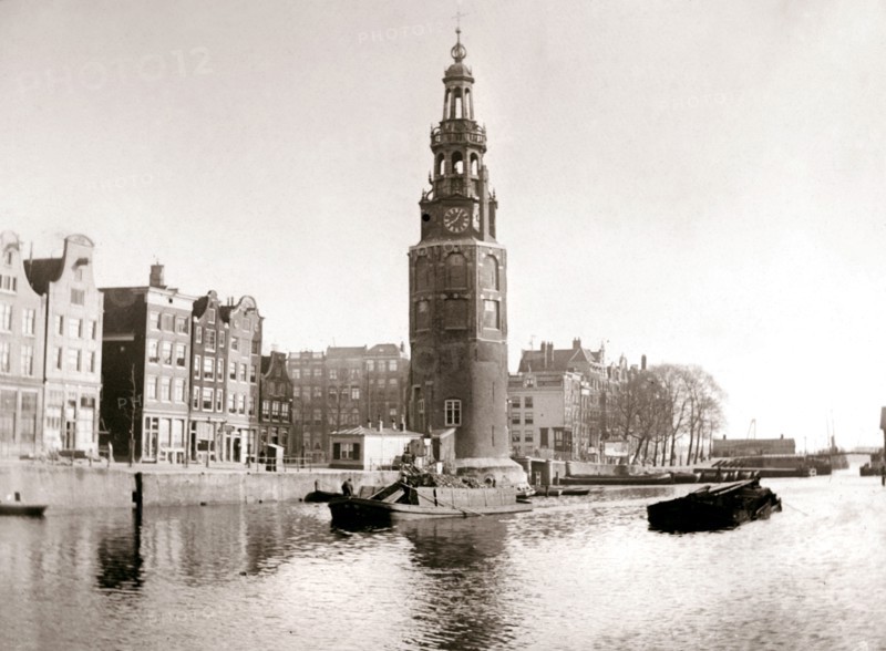 The Montelbaanstoren, Amsterdam, 1898.Artist: James Batkin