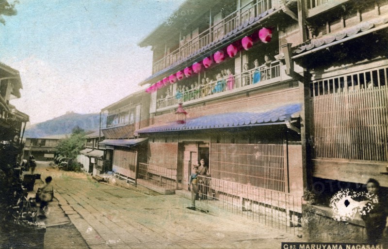 Maruyama, Nagasaki, Japan. Artist: Unknown