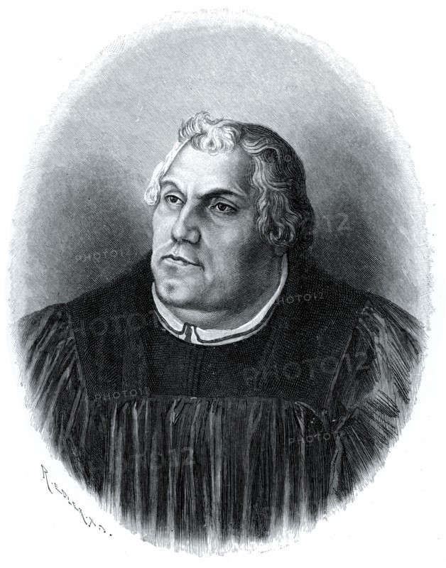 Martin Luther, Protestant church reformer, (1903). Artist: Unknown