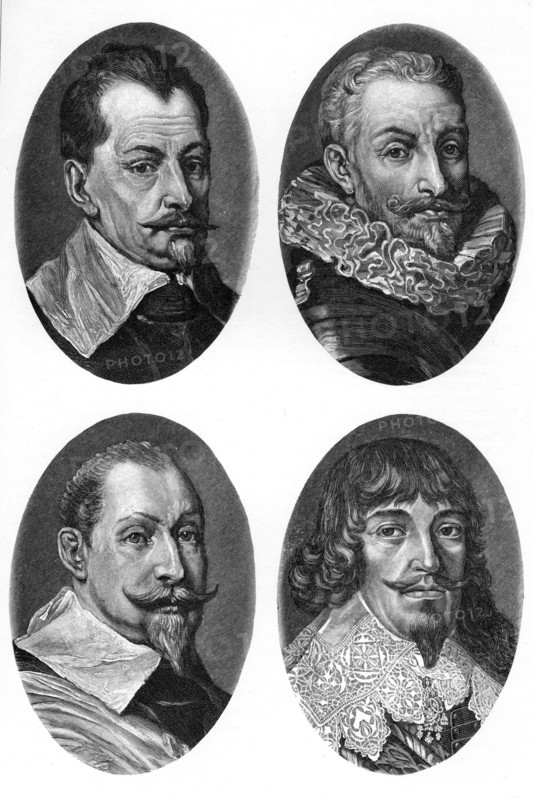 The chief military commanders of the Thirty Years War, 1618-1648 (1903). Artist: Unknown