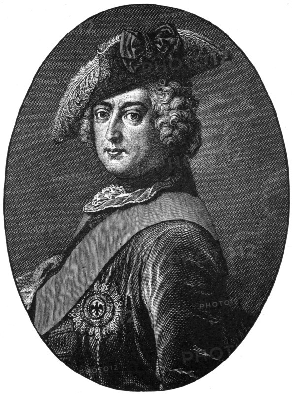 Frederick the Great, King of Prussia, (1903).Artist: Antoine Pesne
