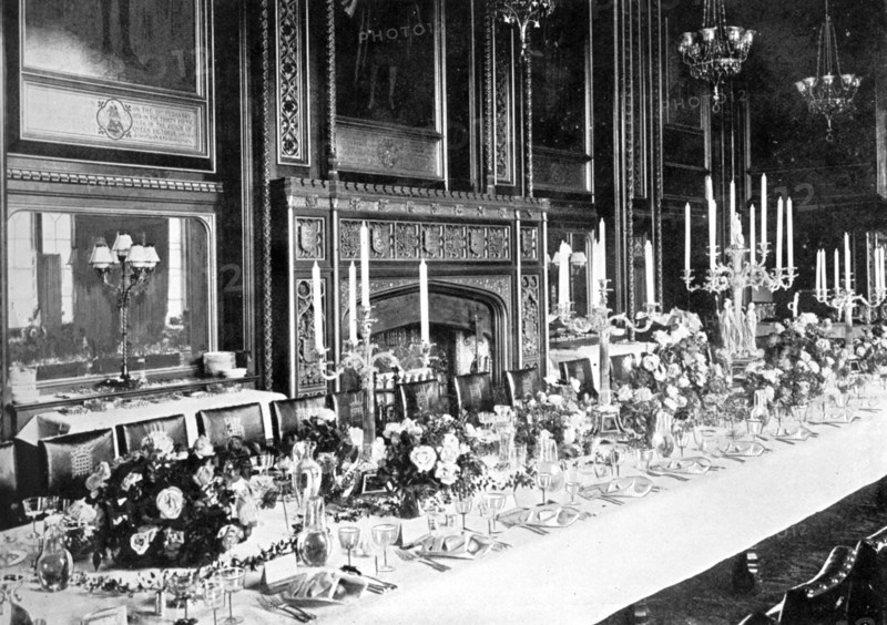 The Speaker's State Dining Room, House of Commons, Westminster, London, c1905. Artist: Unknown