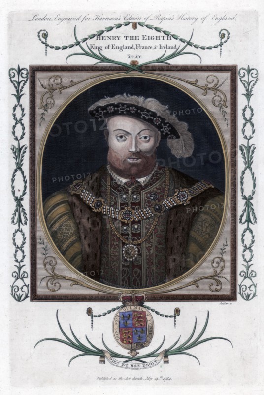 Henry VIII of England, (1784).Artist: John Goldar